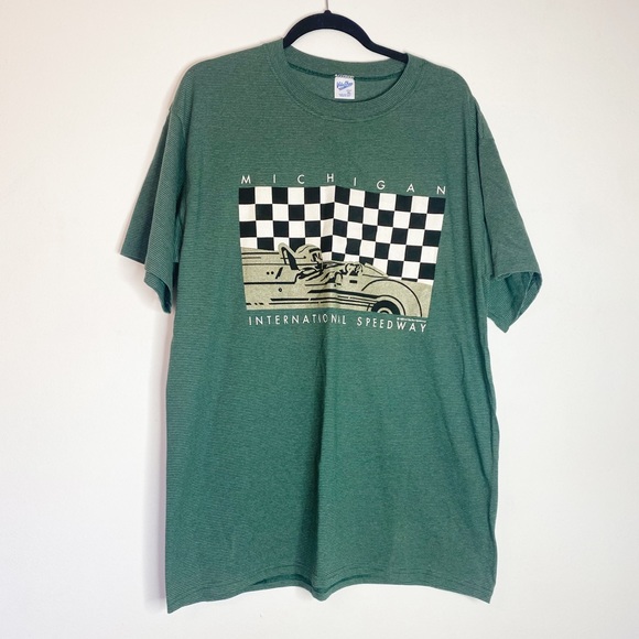 Vintage Other - Vintage Michigan International Speedway T-Shirt Velva Sheen Big Roy Sportswear